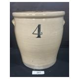 Vintage 4 Gal Stoneware Crock.