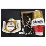 Schmidtï¿½s Beer Advertising Light & Sign.