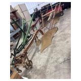 Antique Horse Drawn Single-Bottom Plow.