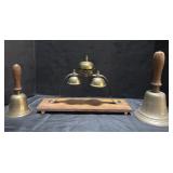 Triple Bell Display and Hand Bells.