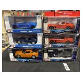 (6) NOS Maisto DieCast Collectible Cars.