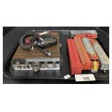 Model Trains & Sears Radio Transceiver.