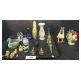 Japan S&P Shakers, Vaseline Glass Swan