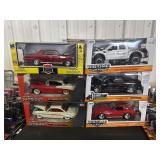 (6) NOS Collectible DieCast Cars.