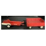 Die Cast Tru-Scale Wagon & Manure Spreader.