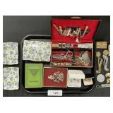 Sterling Silver Jewelry, Lefton Dishes, Tie Clips.