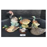 Lot Of Duck Figurines, Avon, Japan.