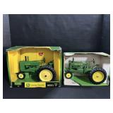 NOS Ertl Die Cast Model A John Deere Tractors.