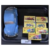 Matchbox Cars & Tractors, Tonka VW Beetle.