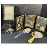 Vintage Hand & Vanity Mirrors.