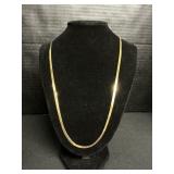 14K Gold Italian Snake Chain  Necklace.