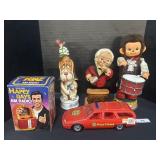 Vtg Animatronics, Happy Days AM Radio, Music Box