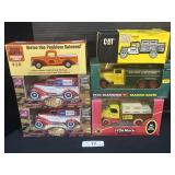 Ertl & Liberty Die Cast Cars Adv Coin Banks.