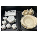 Limoges, Rosenthal, Camwood Dishes.