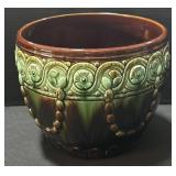 Antique Majolica Art Pottery Jardiniere.