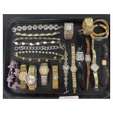 Costume Jewelry, Bracelets, Wrist Watches.