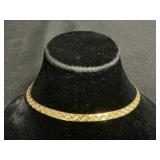 14K Gold Sigma Italian Herringbone Bracelet.