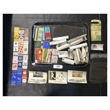 B&W Photographs, Negatives, Empty Match Books