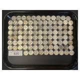 100 90% Silver Quarters, Washington, Barber.