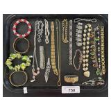 Costume Jewelry, Bracelets & Necklaces.