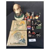 Hush Puppies Bank, Cast Metal Figurines.