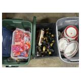 Coke Adv Plates, Ty Beanie Babies, Toy Trucks.