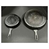 Wagner Ware No. 6 Cast Iron Pan, No. 12 Pan.