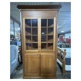 Large One-Piece Corner Cupboard.