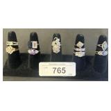 Sterling Silver Rings.