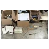 Rug Beater, Life Vests, Tennis Rackets, Scale.