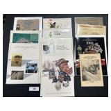 Lot Of Vintage Commemorative Stamp Books.