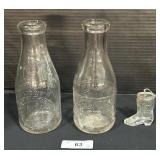 MT. Joy & Ephrata PA Dairy Milk Bottles.