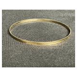 14K Gold Bangle.