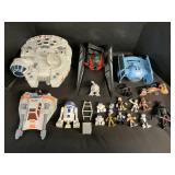 Star Wars Action Figures & Spaceships.