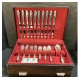 Oneida Community Tudor Plate Flatware Set.