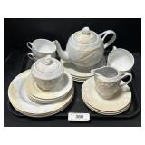 Promenade Limoges Dinnerware Tea Set.