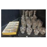 Mid Century Modern Libbey Golden Foliage Glasses