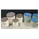 Decoware Tin Storage Canisters.