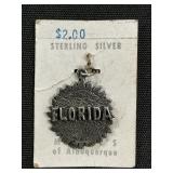 Sterling Silver Daytona Beach Florida Charm.