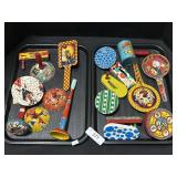 Vintage Tin Litho Noise Makers.