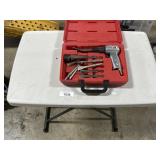 Air Hammer Kit & Small Folding Table.