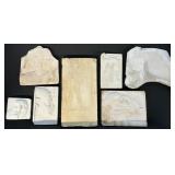 The MET Egyptian Chalkware Relief Plaques.