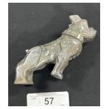 Metal Mack Truck Dog Hood Ornament.