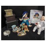 Franklin Mint Dolls and Miniature Chests.