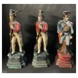 Revolutionary War Chalkware Figurines.