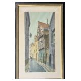 Ephrata Pa Jay McVey Signed Watercolor Painting.