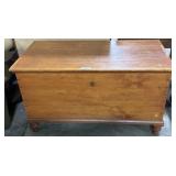 Antique Dovetail Blanket Chest w/ Key.