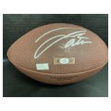 Josh Allen Autographed Buffalo Bills Football.
