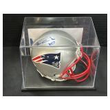 Autographed Ben Coates Patriots Mini Helmet.