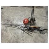 Fishing Rods & Reels, Fly Fishing, Gas Can.